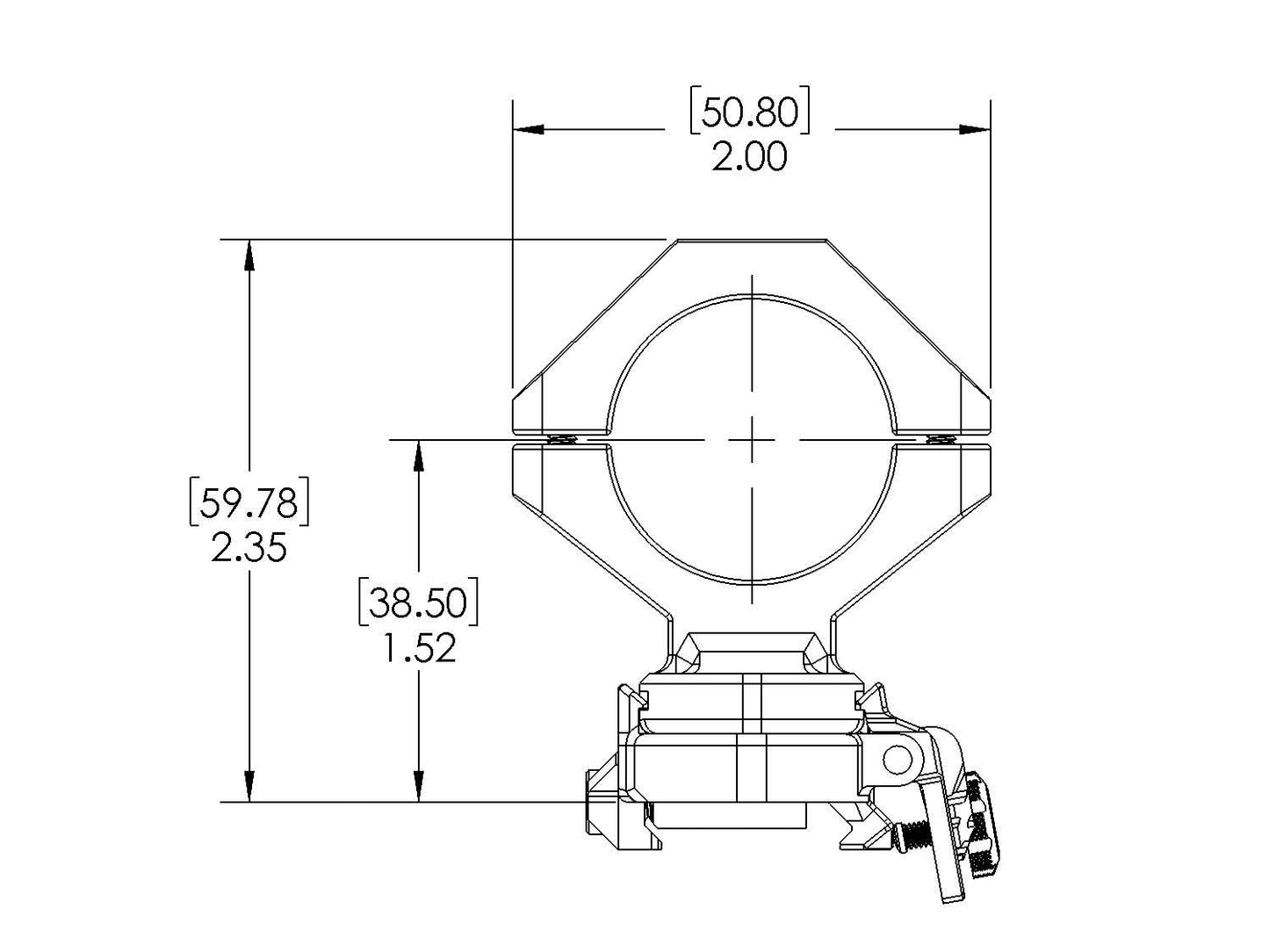 Magnetic Scope Ring Mount (Female)