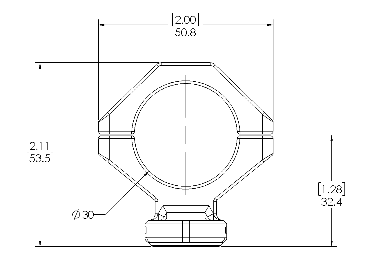 Magnetic Scope Ring Mount (Female)