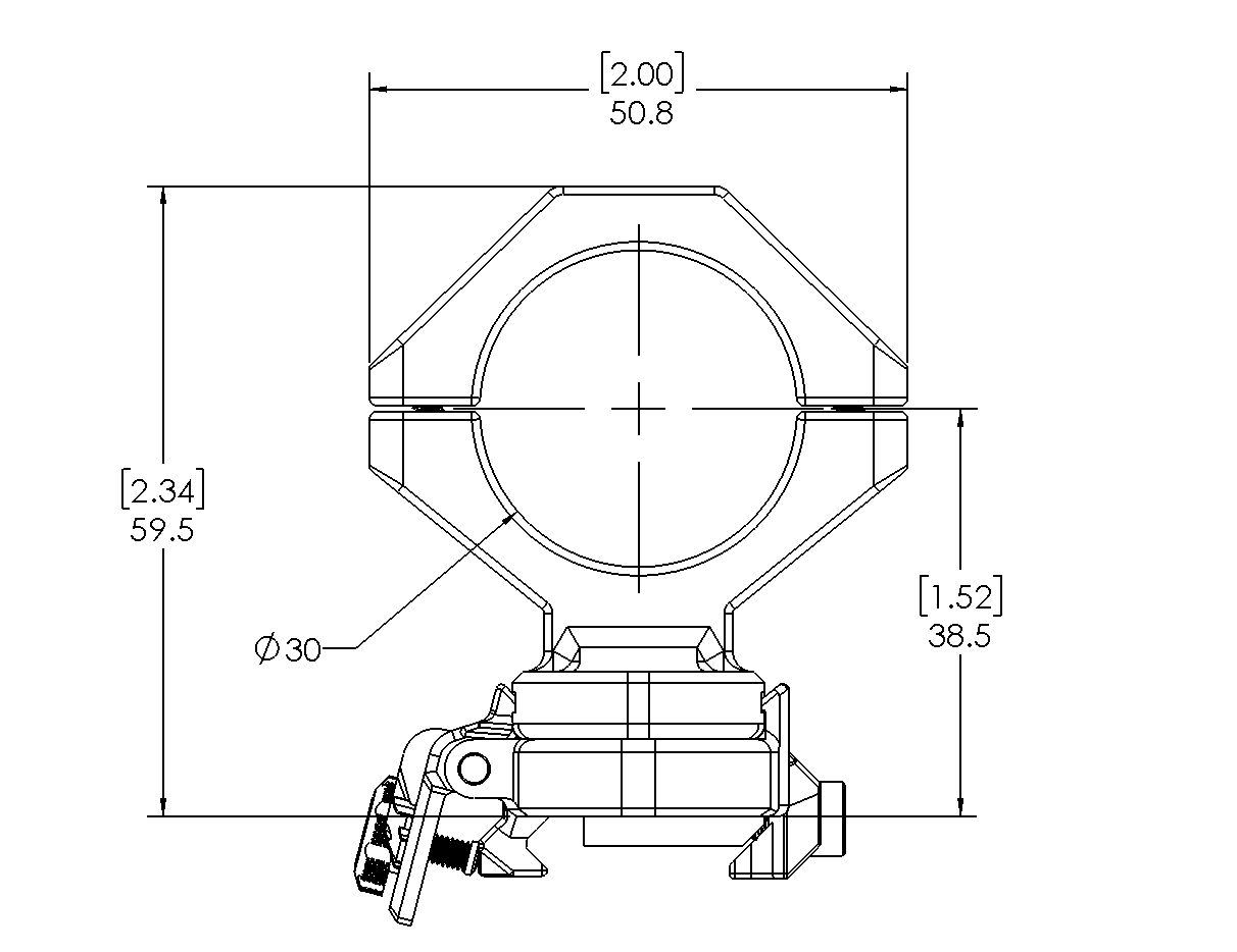 Magnetic Scope Mount Set