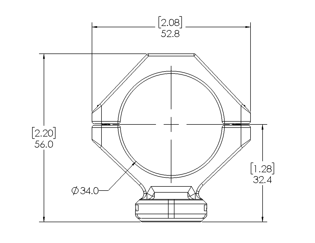 Magnetic Scope Ring Mount (Female)