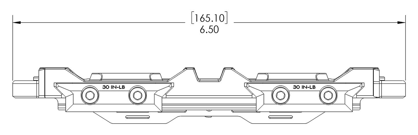 3-Magnet Magnetic Locking Picatinny Rail Mount Receiver