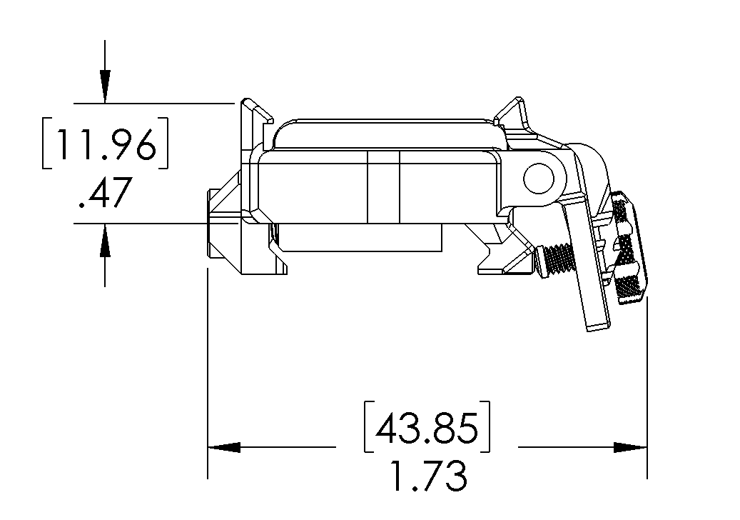 3-Magnet Magnetic Locking Picatinny Rail Mount Receiver