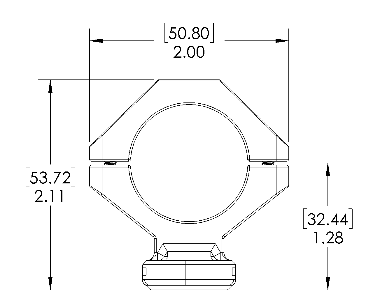 30mm X 38.5mm Magnetic Ring Mount