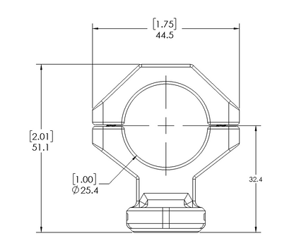 Magnetic Scope Ring Mount (Female)